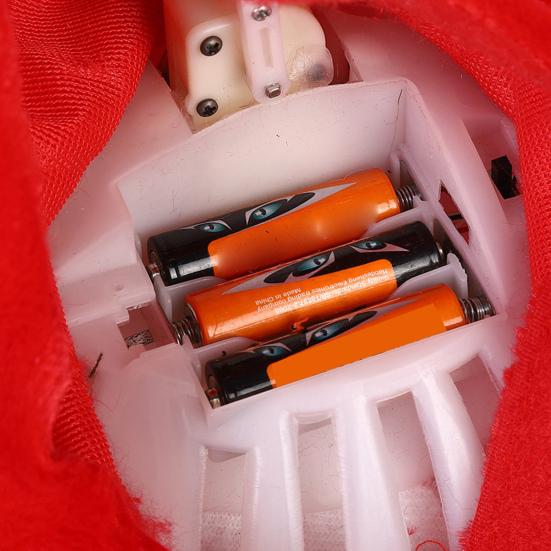 Электрическая качающаяся шапка Санты для взрослых и детей, плюшевая красная и белая, качели на Рождество