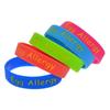 Силиконовый браслет с медицинским предупреждением об аллергии на яйца - Доступен в мужских, женских и детских размерах