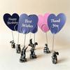 Retro Animal Card Holders – Animal Figurine Memo Clips – Desktop Ornaments For Restaurants, Weddings, And Home Decor (Set Of 3)