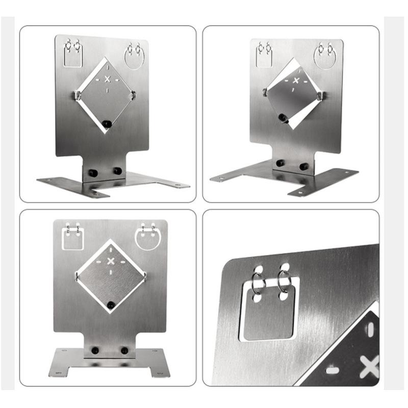 Stainless Steel Rotating Shooting Target with Automatic Reset for CS Training