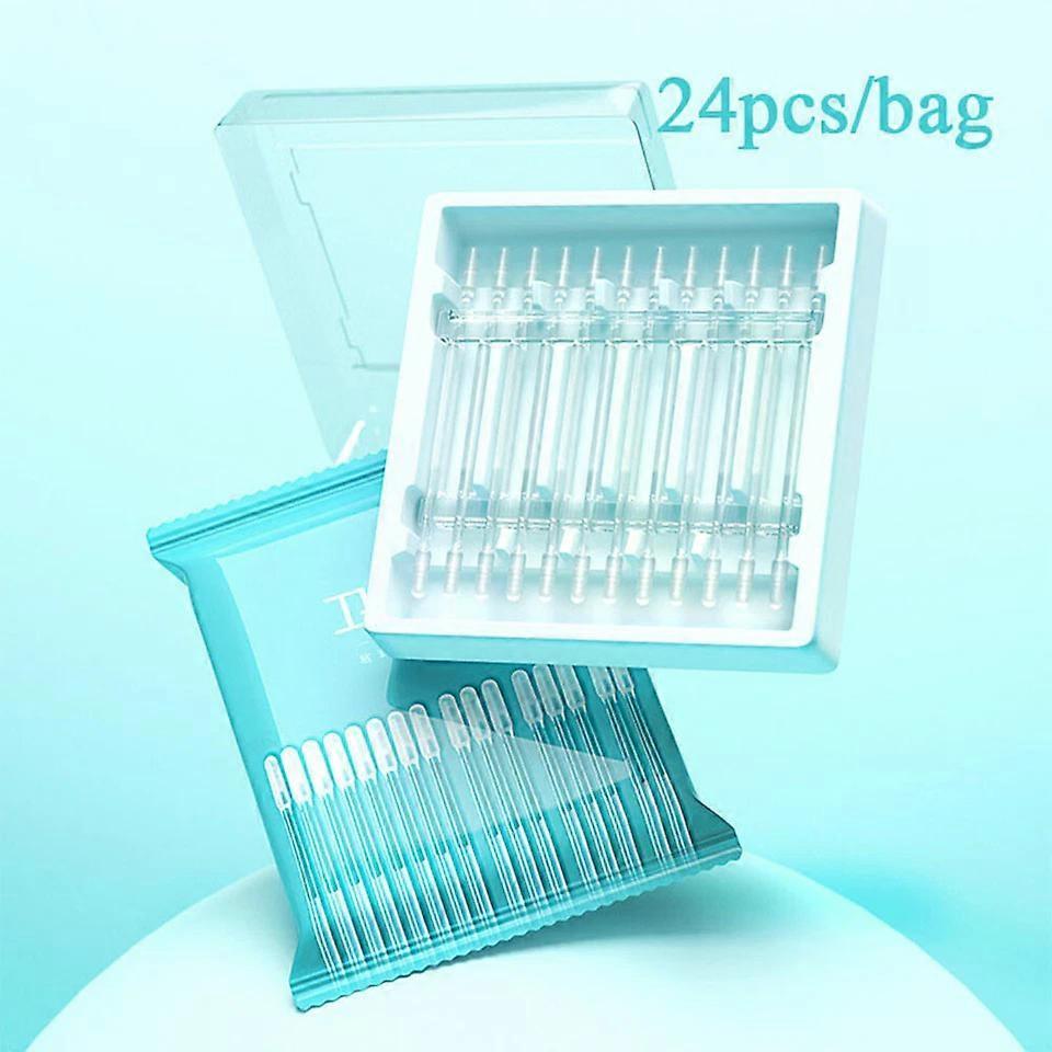 Sticky Ear Swabs, 24Pcs/Box Silicone Earwax Remover Stick for Adults Kids Elders