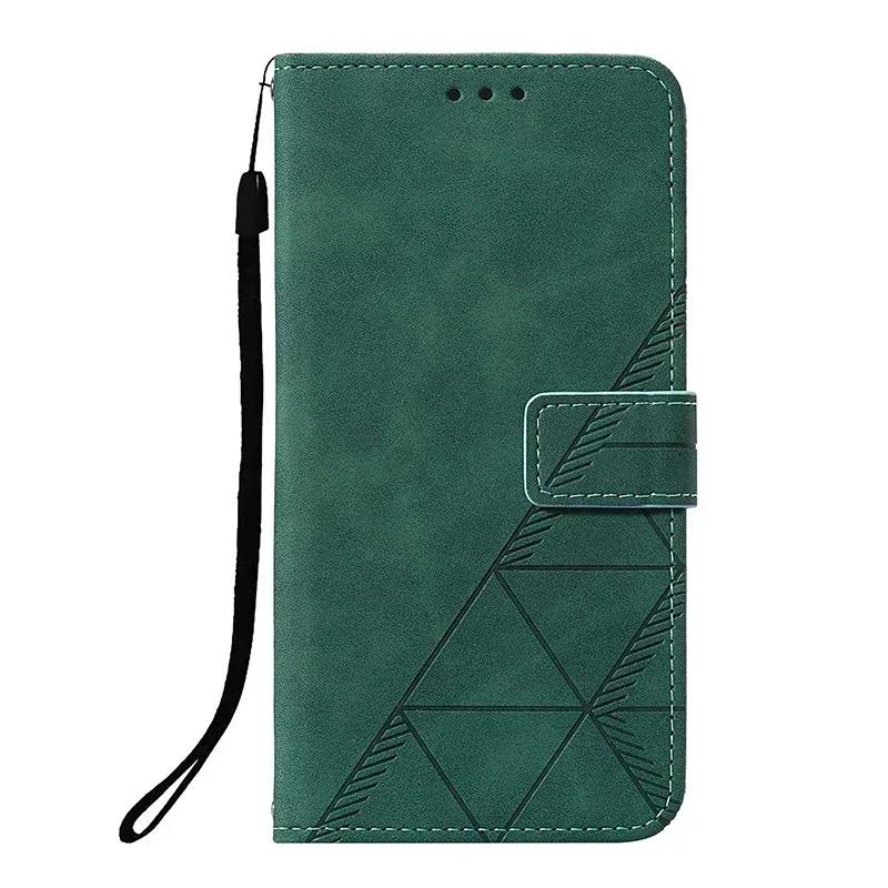 Геометрический кожаный чехол-книжка-бумажник для Tecno Camon 30 Spark Go 1 30C 20C 20 Pro Pova 6 5 Neo 3 POP 9 Чехол-книжка Держатель для карт
