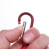 Carabiner Safety Coil Badge Retractable Key Chain ID Card Holder Keychain Pendant Fishing Key Ring