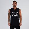 Sports Vest Men's V-neck Cotton Logo Printing Gym Cotton Casual Vest Breathable and Comfortable Jogging Sleeveless T-shirt