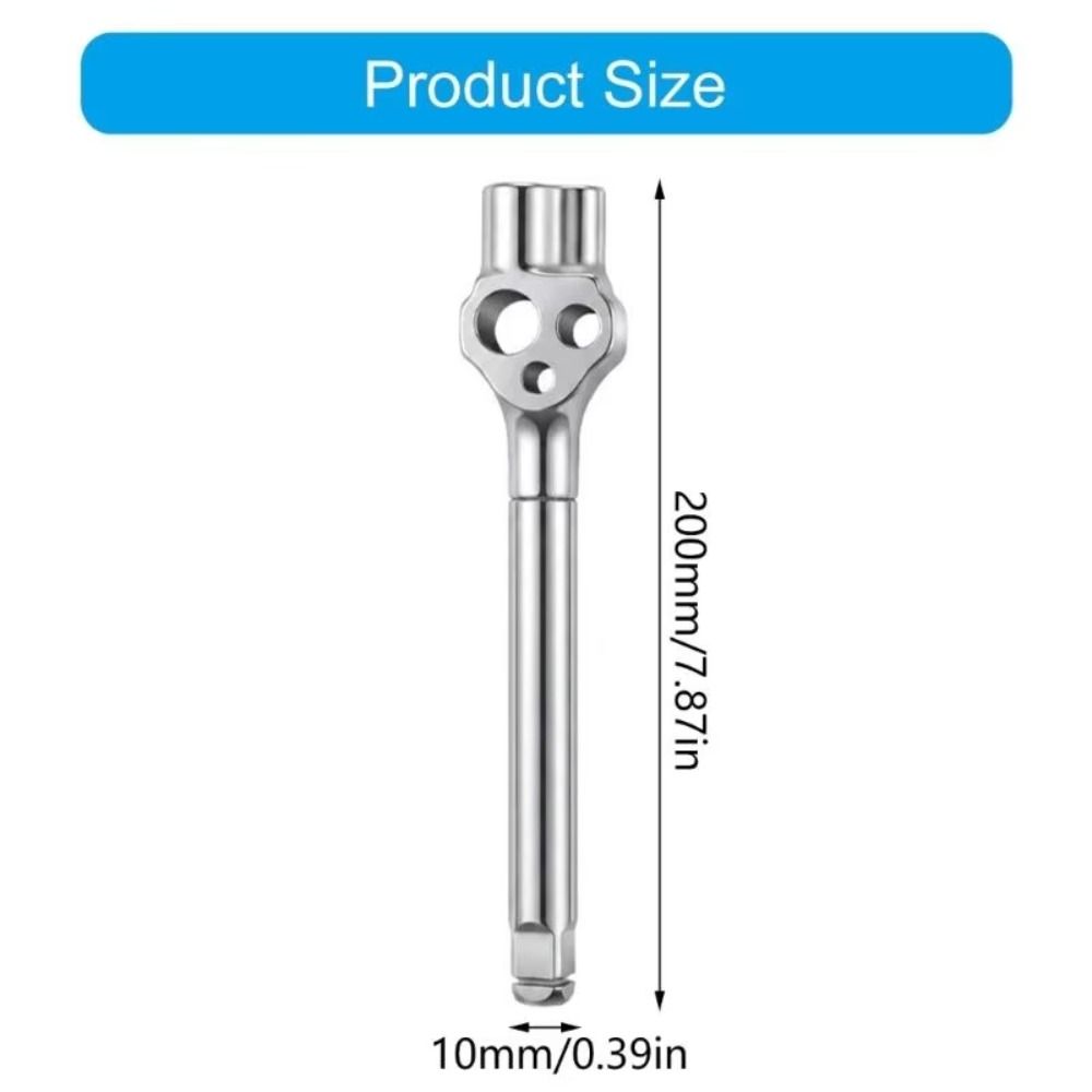 Torque Amplifier Hexagonal Bit Adapter Heavy Duty Wrench Extension Bar Furniture Installation