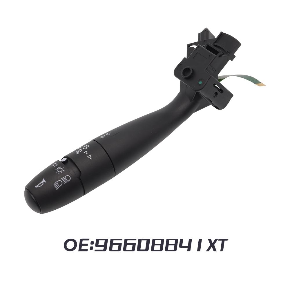96608841XT Turn Signal Indicator Light Lever Switch Left 96621668XT Replacement For Peugeot 206 207 307 308 3008 2009 -