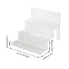 1-5 Tier Ladder Acrylic Display Stand Transparent Nail Polish Display Rack Perfume Doll Holder Cupcake Desktop Storage Organizer