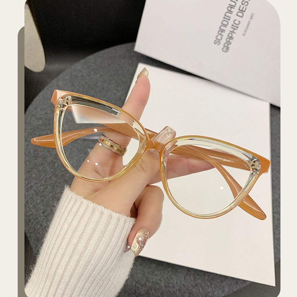 ПК Оптические очки Модные Модные очки Кошачий глаз Универсальные очки с блокировкой синего света для вечеринки