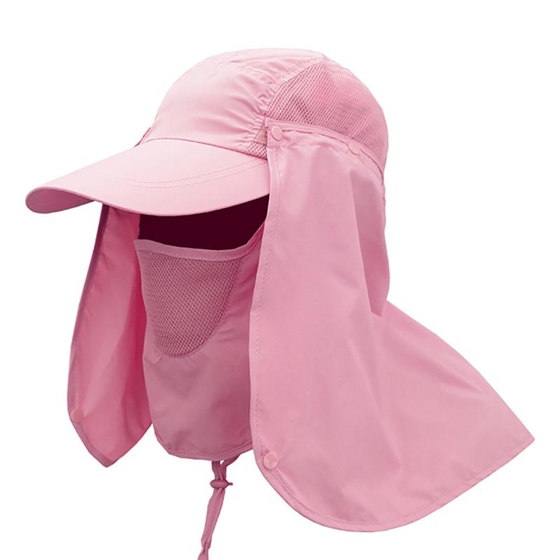 Outdoor Sport Hiking Visor Hats UV Protection Face Neck Cover Fishing Sun Protcet Practical Cap