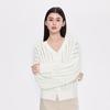 FivePlus Women's V-Neck Cut-Out Knit Cardigan