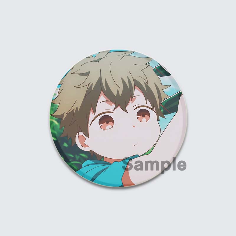 32/44/58 мм Круглые Аниме Подарочные Булавки Ручной Работы Брошь Сато Мафую/Уэнояма Рицука Мультфильм Значок на Рюкзаке Ювелирные Изделия Аксессуары Подарки