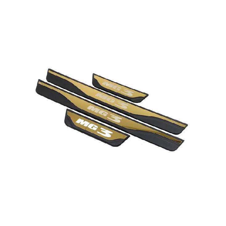 Для MG 3 MG3 EV 2024 Накладка на порог Защитная накладка на порог Накладка на педаль Декоративная накладка Защитная наклейка Аксессуары для стайлинга автомобиля