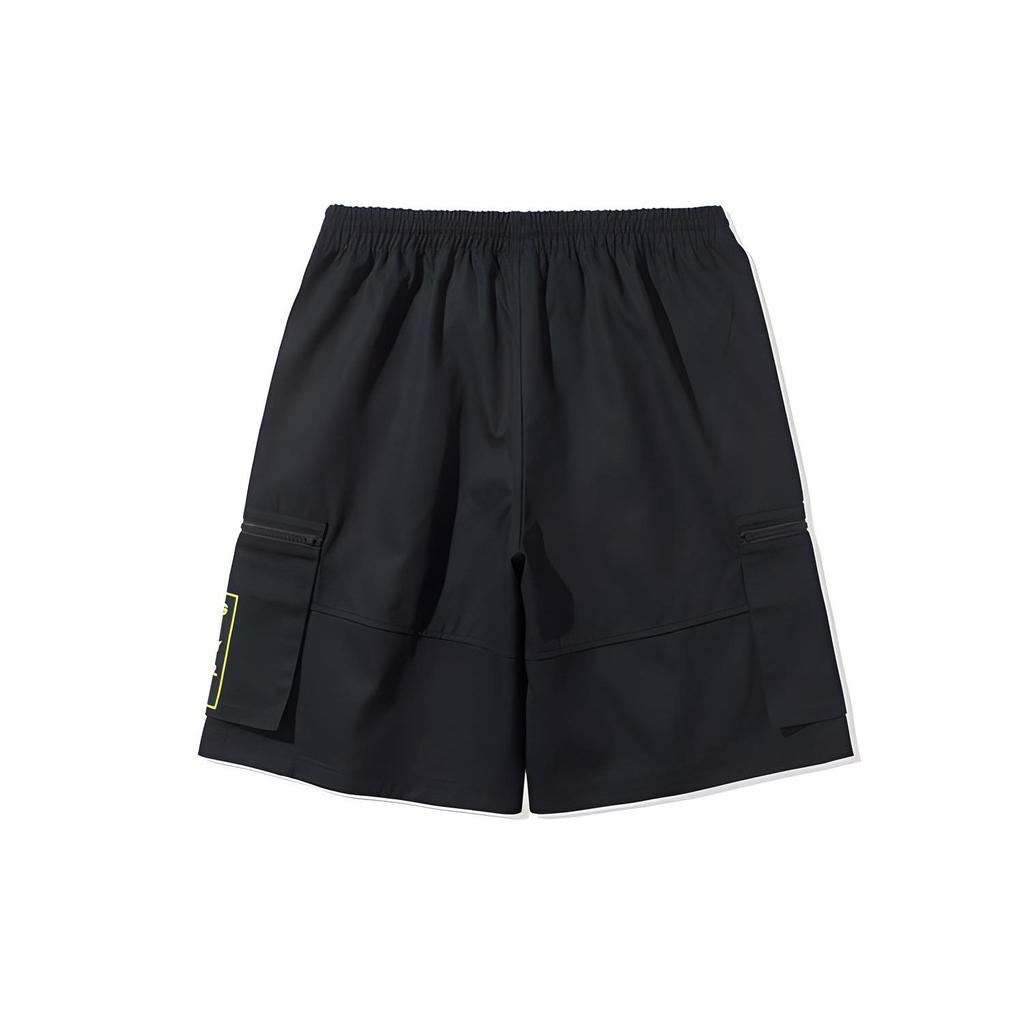 Li Ning Casual Elastic Sports Shorts Men Shorts Black AKSQ137-2