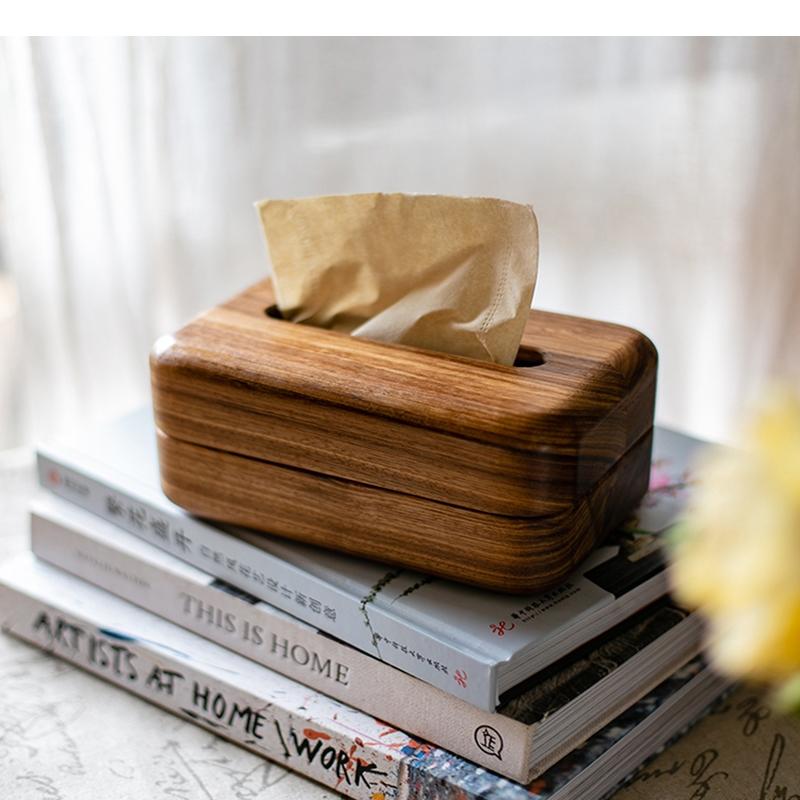 Деревянная коробка для салфеток, выдвижной тип, салфетка, туалетная бумага, домашний настольный простой держатель для полотенец, аксессуары