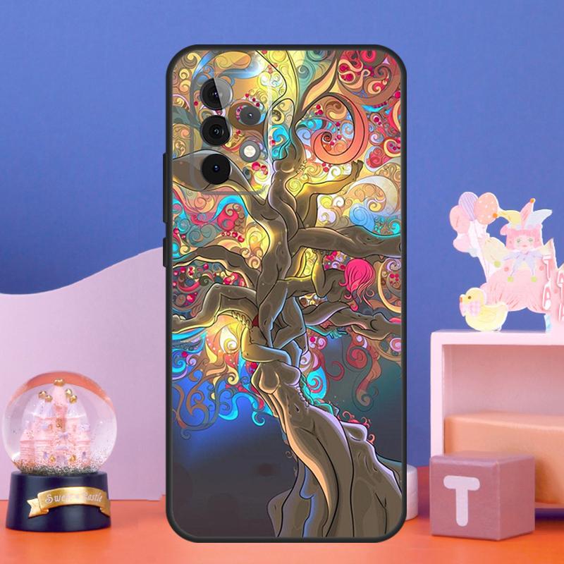 Психоделический Трайповый Чехол Для Samsung Galaxy A56 A36 A26 A16 A06 A13 A33 A53 A15 A35 A55 A34 A54 A52 A12 A32 A17