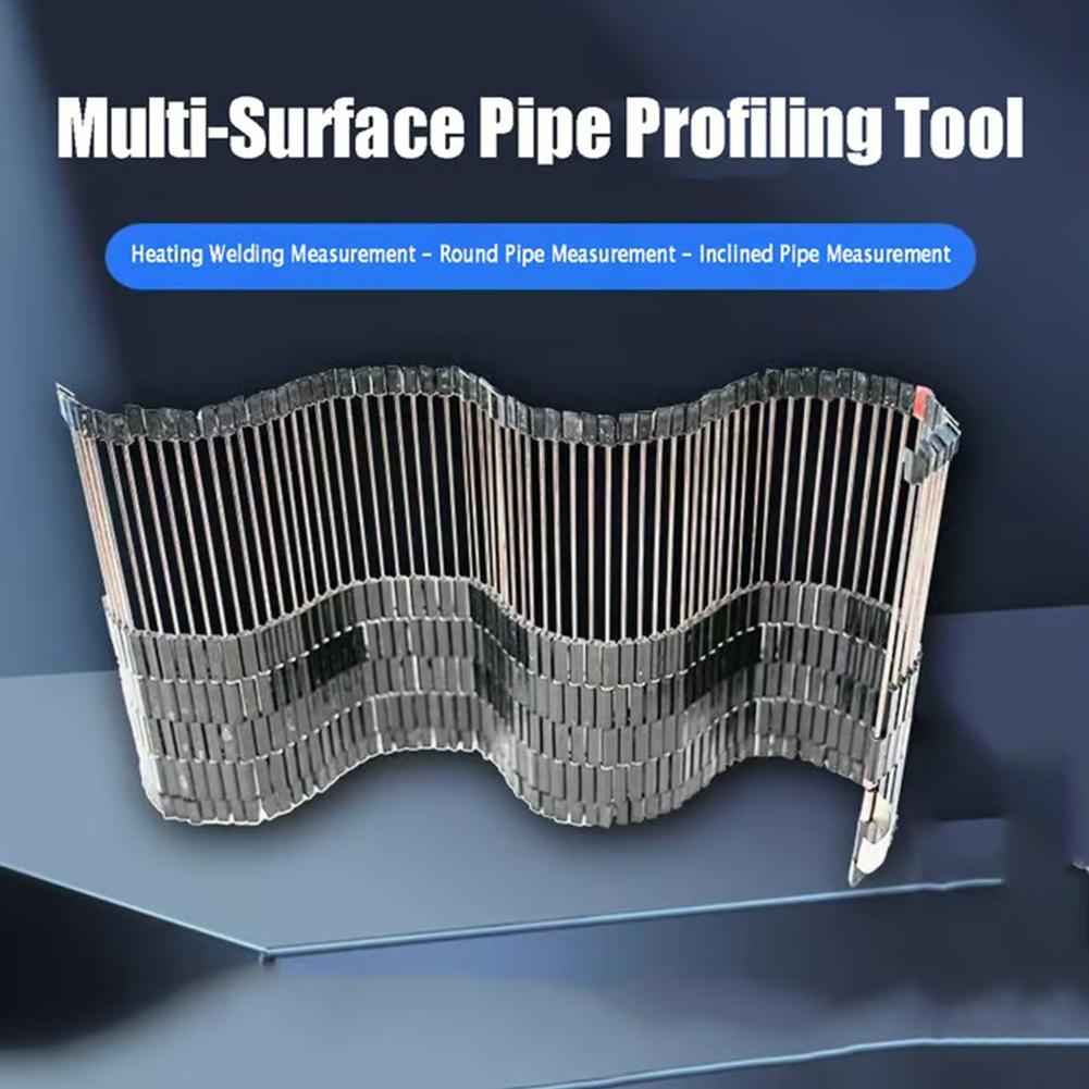 Многоповерхностный инструмент для профилирования труб Портативное прецизионное измерение контура Для сварки, сантехники, проектов «сделай сам», укладки пола