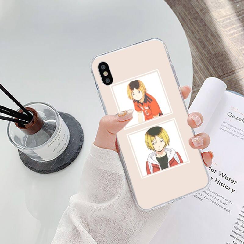 Чехол для телефона Kenma Kozume Haikyuu для IPhone 14 13 12 11 XS X 8 7 6 Plus Mini Pro Max SE 2022, мягкий прозрачный чехол для телефона