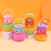 650 мл Милая бутылка для воды для девочек с соломинкой Портативная детская Кавайная утка Чайник Летний Пластиковый стакан для питья большой емкости