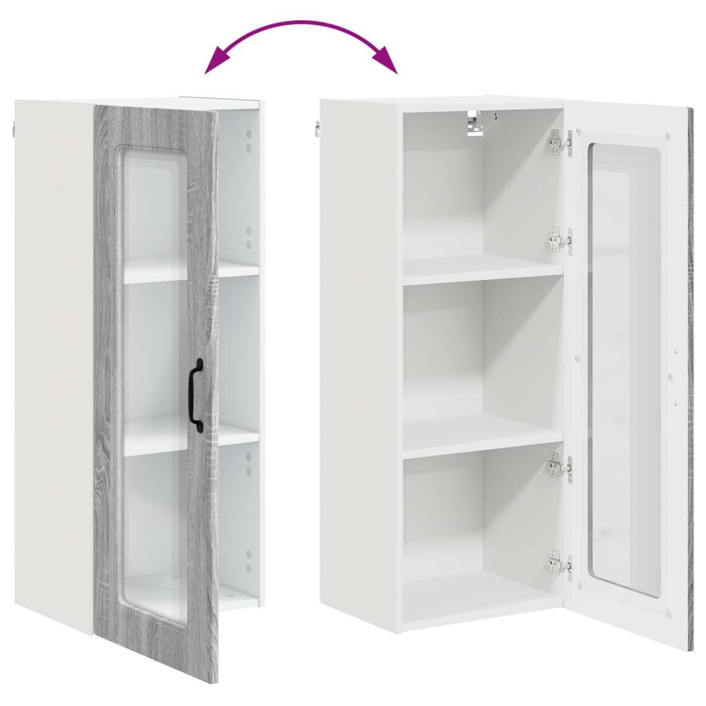 Dishwasher Front Panel Kalmar Gray Sonoma 40 x 31 x 100 cm