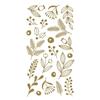 Puffies Stickers - Gold Foliage
