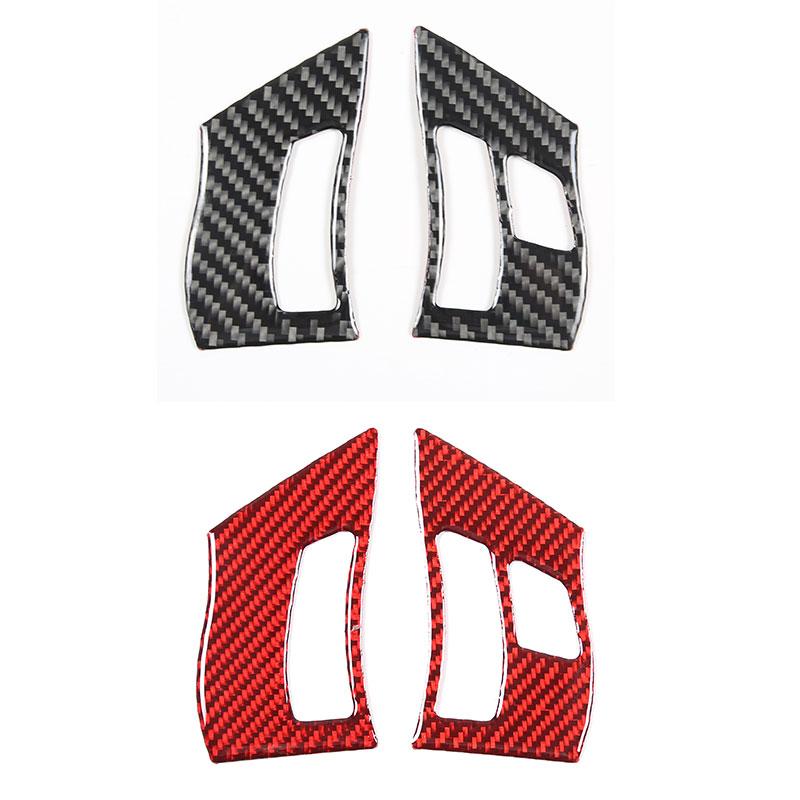 Для Chevrolet Corvette C6 2005-13 мягкое углеродное волокно автомобильный руль с кнопками рамка крышка отделка наклейка автомобильные аксессуары