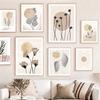 Abstract Wall Art Canvas Painting Posters and Prints Boho Leaves Sun Flowers Plant Nature Wall Pictures for Living Room Decor