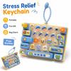 26-key Fidget Keypad Toy Pressable Keys Keyboard Pendant Cute Keypad Keychain  Backpack Decoration