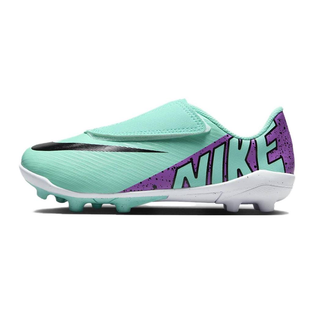 Nike Mercurial Vapor 15 Comfortable Durable Low-Top Kids Soccer Shoes Kids Sneaker Green DJ5964-300