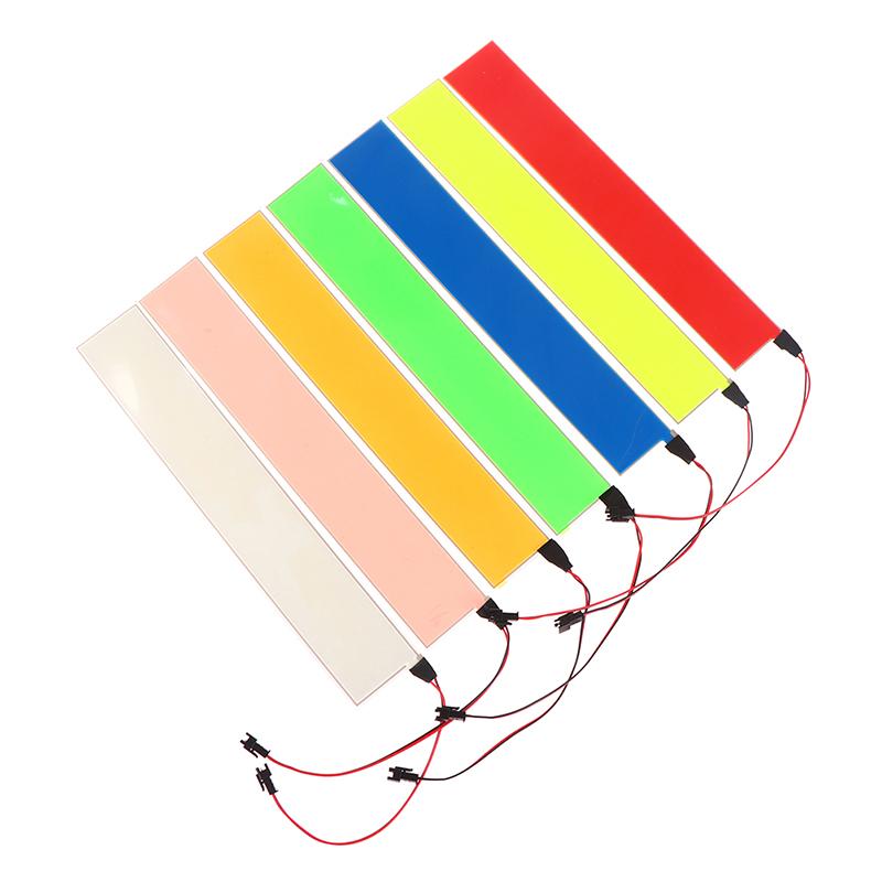 1PC 12V 30.3x5.3cm Flexible EL Light Panel Electroluminescent Back Light Strip Lamp for Home Car Party Low power consumption