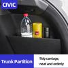 Для Honda Civic 10th автомобильные аксессуары, автомобильные перегородки для хранения вещей, органайзер для хранения багажника с обеих сторон, модификация интерьера