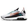 Air Max 2090 White Turf Orange Speckled Men Sneakers Black Aquamarine CZ1708-100