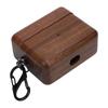 Protective Cover Fit for   Pi8 Wireless   Earbuds Charging Case Hand Polished   Earphone Case Walnut Wood Cover