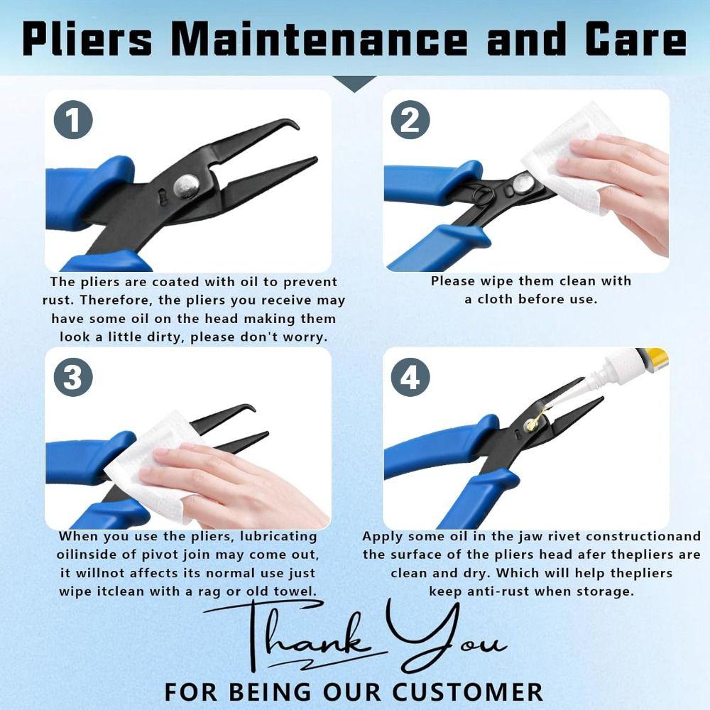 Opening/Closing Split Ring Pliers Steel Hook pliers Jump Ring Pliers Beading Repair