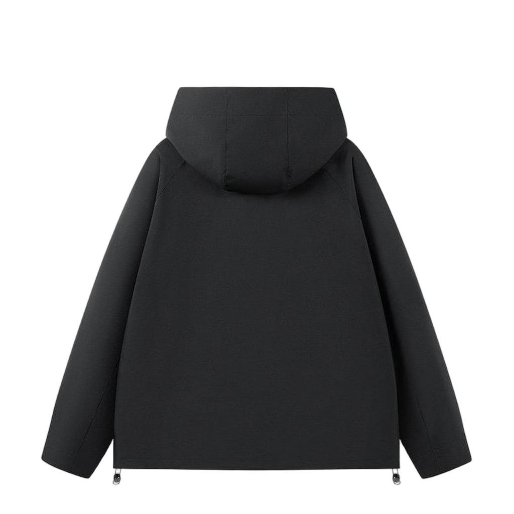 Мужские модные спортивные ветровки Куртки для альпинизма на открытом воздухе Свободная куртка с капюшоном и спущенным плечом