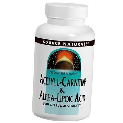 Ацетил L Карнитин и Альфа-липоевая кислота, Acetyl L-carnitine & Alpha-Lipoic Acid, 60таб (72355041)