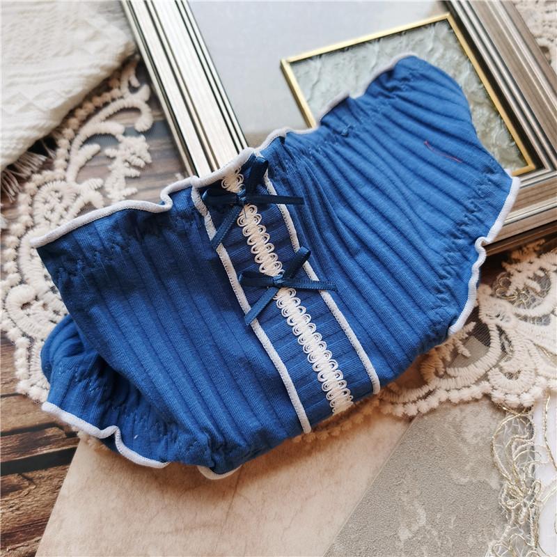 Cute and Comfortable Bow Cotton Wrap Hip Low-rise Panties for Women