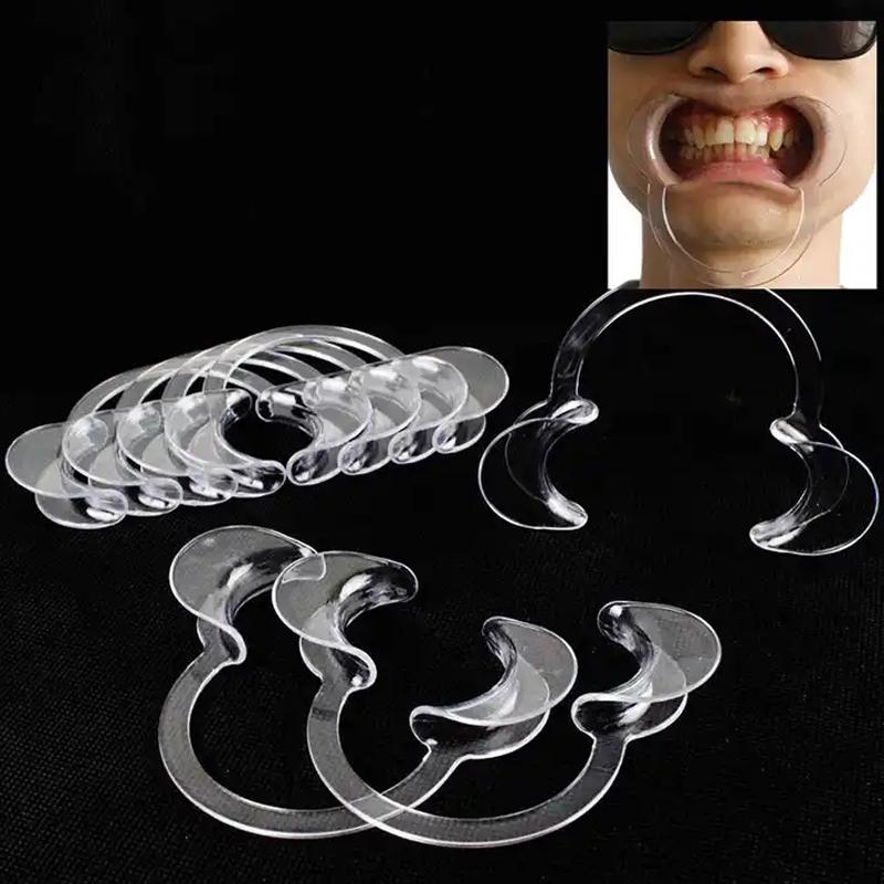 10 шт. стоматологический открыватель рта C-образной формы, автоклавируемый, устойчивый к дезинфекции, одноразовый внутриротовой открыватель для щек и губ, инструмент стоматолога