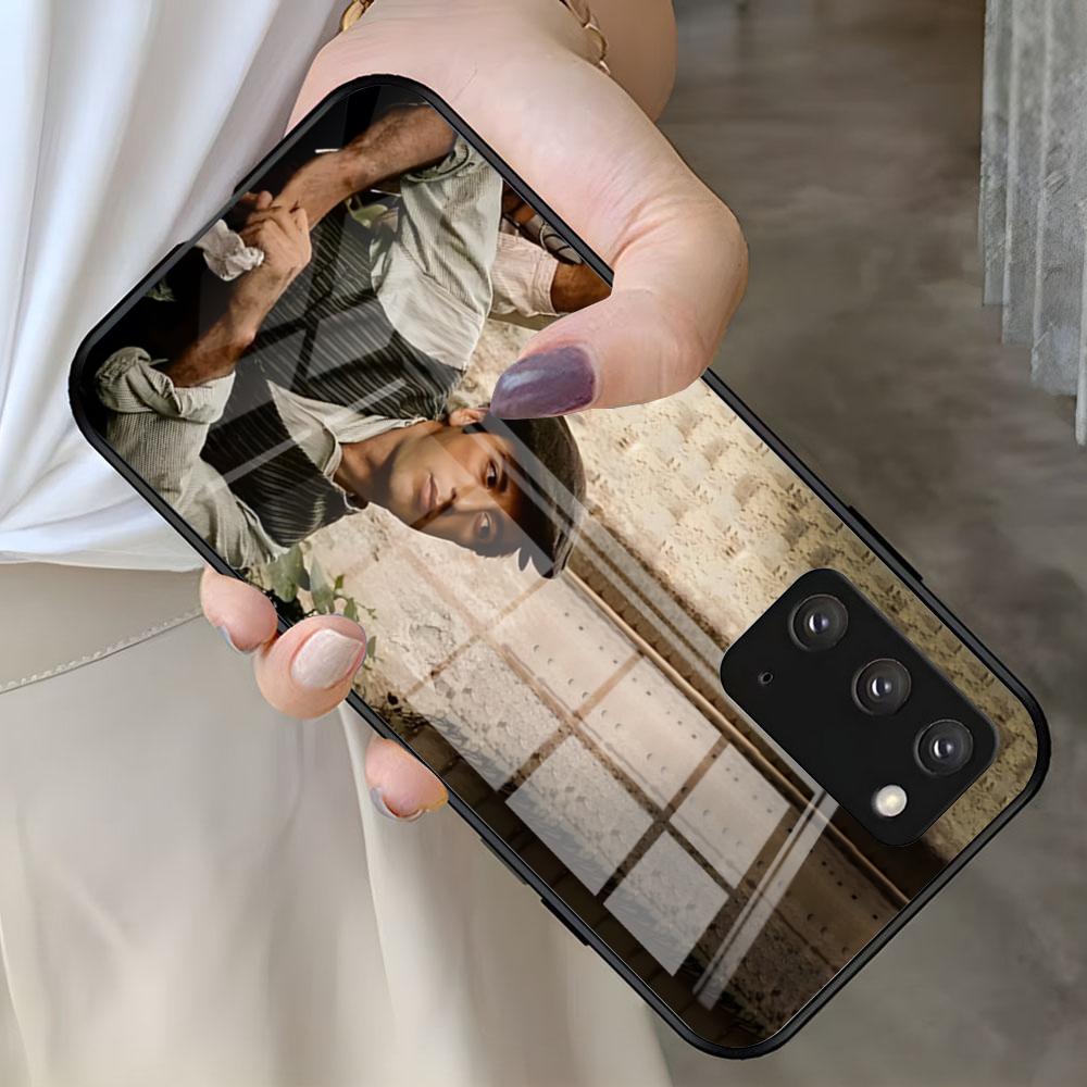 M-Michael C-Corleone Phone Case For Samsung S26 S25 S24 FE S23 S22 S21 Plus S20 Ultra Note20Ultra Black Glass Cover