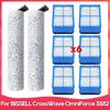 Compatible For ( Bissell CrossWave OmniForce 3882 ) Vacuum Cleaner Replacement Parts Accessories Roller Soft Brush Hepa Filter