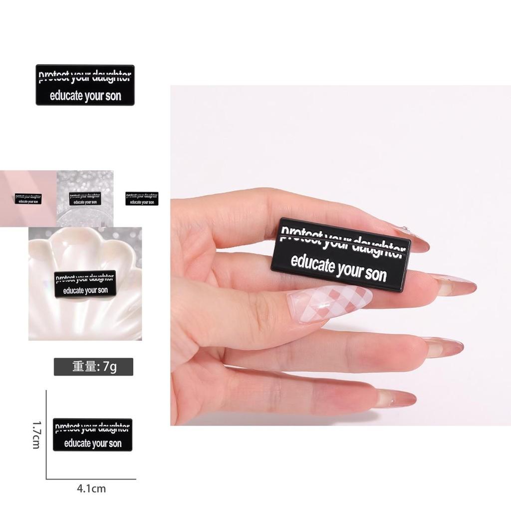 Fun And Whimsical Black Alloy Cartoon Character Brooch Ideal For Stylish Decoration And Memorabilia