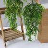 Имитация растения, многофункциональное украшение, яркие декоративные искусственные настенные подвески из ротанга, зеленые товары для дома
