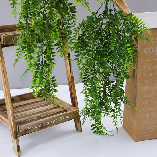 Имитация растения, многофункциональное украшение, яркие декоративные искусственные настенные подвески из ротанга, зеленые товары для дома