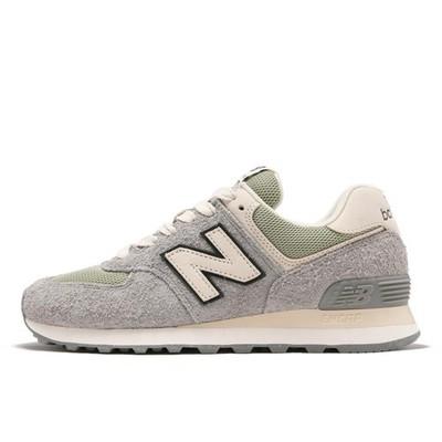 WL574GA2 NEW BALANCE WL574 Сланцево-серый Оливковый Лен (Мужской)
