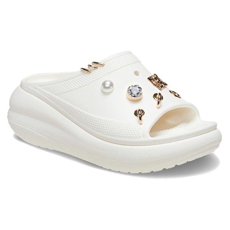 Crocs Удобные Простые Универсальные Шлепанцы Женские Сандалии Белые 210081-0WV