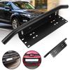 Front Bumper License Plate SUV Lamp Holder Aluminum Log Light Mount Bracket Universal Off Road LED Light Bar Frame Holder