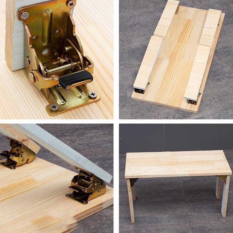 Мебельная фурнитура Складные аксессуары 90-градусная самоблокирующаяся складная петля