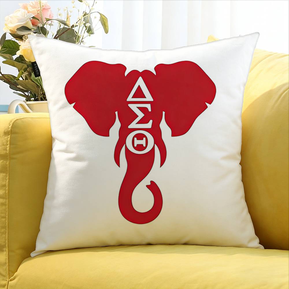 DDelta Sigma Theta World Various Sizes Square Pillow Case For Car Home Bedchamber Decor