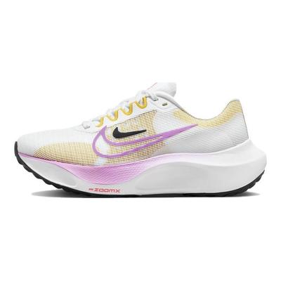 Женские кроссовки Zoom Fly 5 Белые Фуксия повседневные DM8974-100