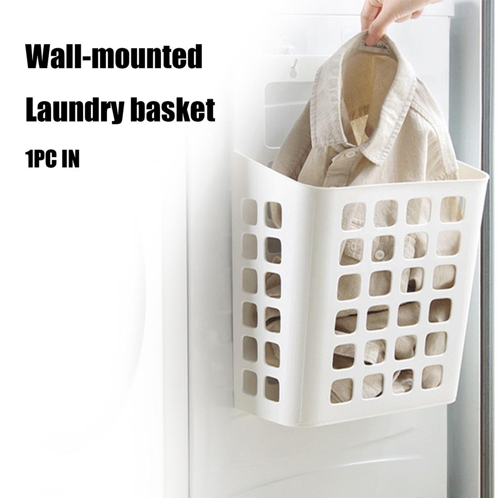 Бытовая корзина для грязной одежды Корзина для хранения грязной одежды Корзина для грязной одежды Настенная вешалка для ванной комнаты и туалета Настенная корзина для белья
