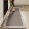 Non-Slip Diatom Mud Floor Rug with Long Strips, Non-Slip Foot Mat, Water-Absorbing, Non-slip, Wash, Kitchen